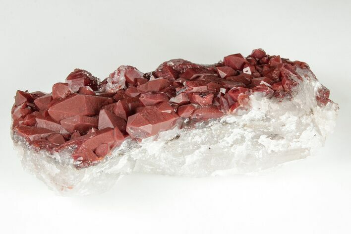 Natural Red Quartz Crystal Cluster - Morocco #199093